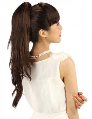 Wigs2you 馬尾 日本正品 長 微卷 時尚 夾式馬尾 甜美可愛型WS-5015-CB